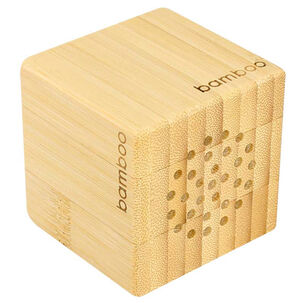 Parlante Bambú Con USB y Jack 3.5 MM Ecológico